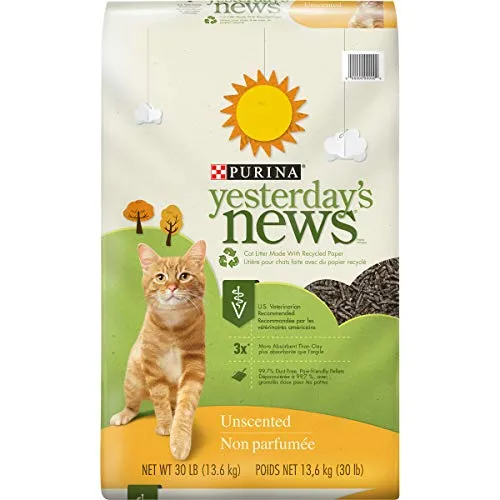 Yesterday's News Unscented Cat Litter